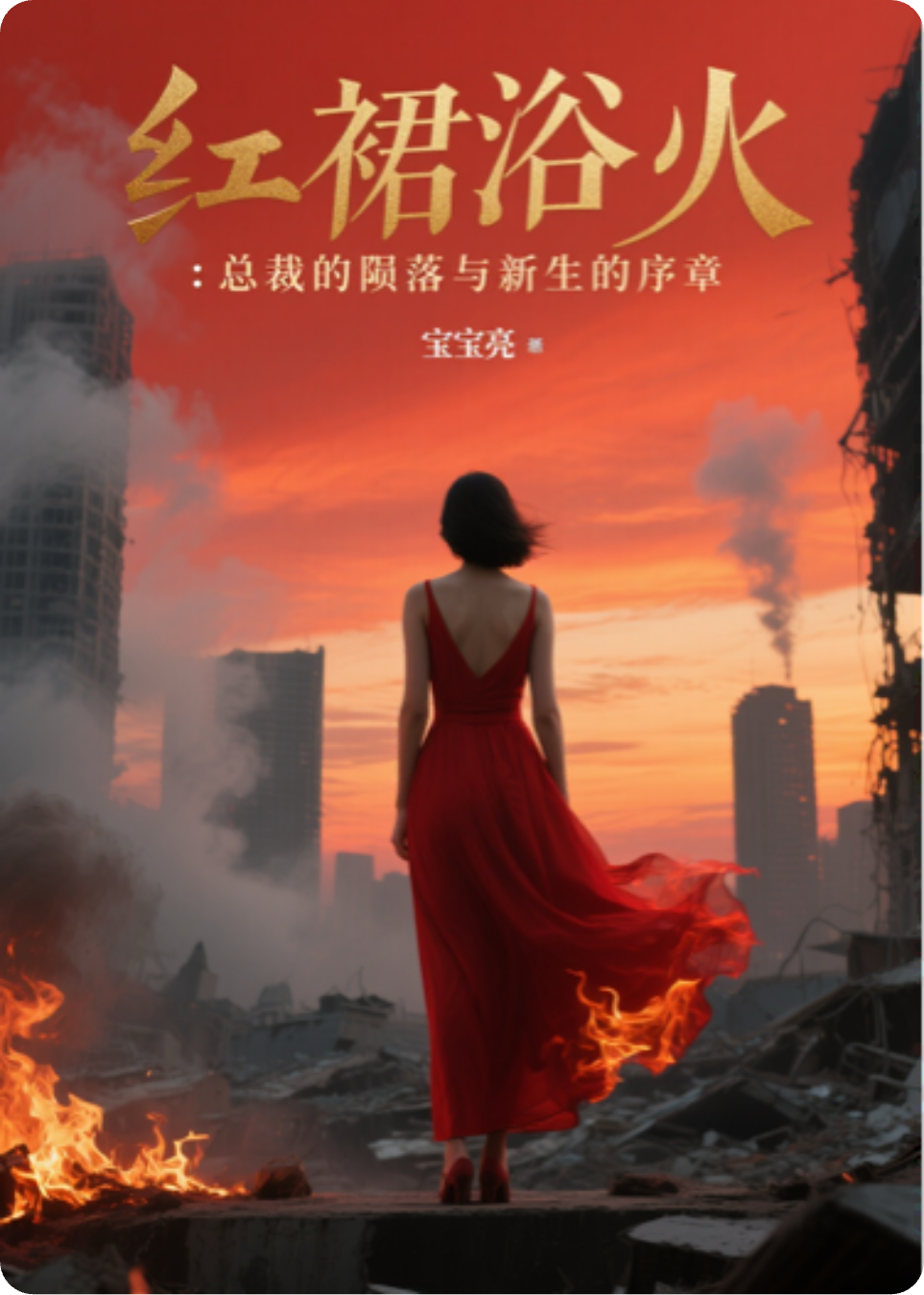 紅裙浴火總裁的隕落與新生的序章