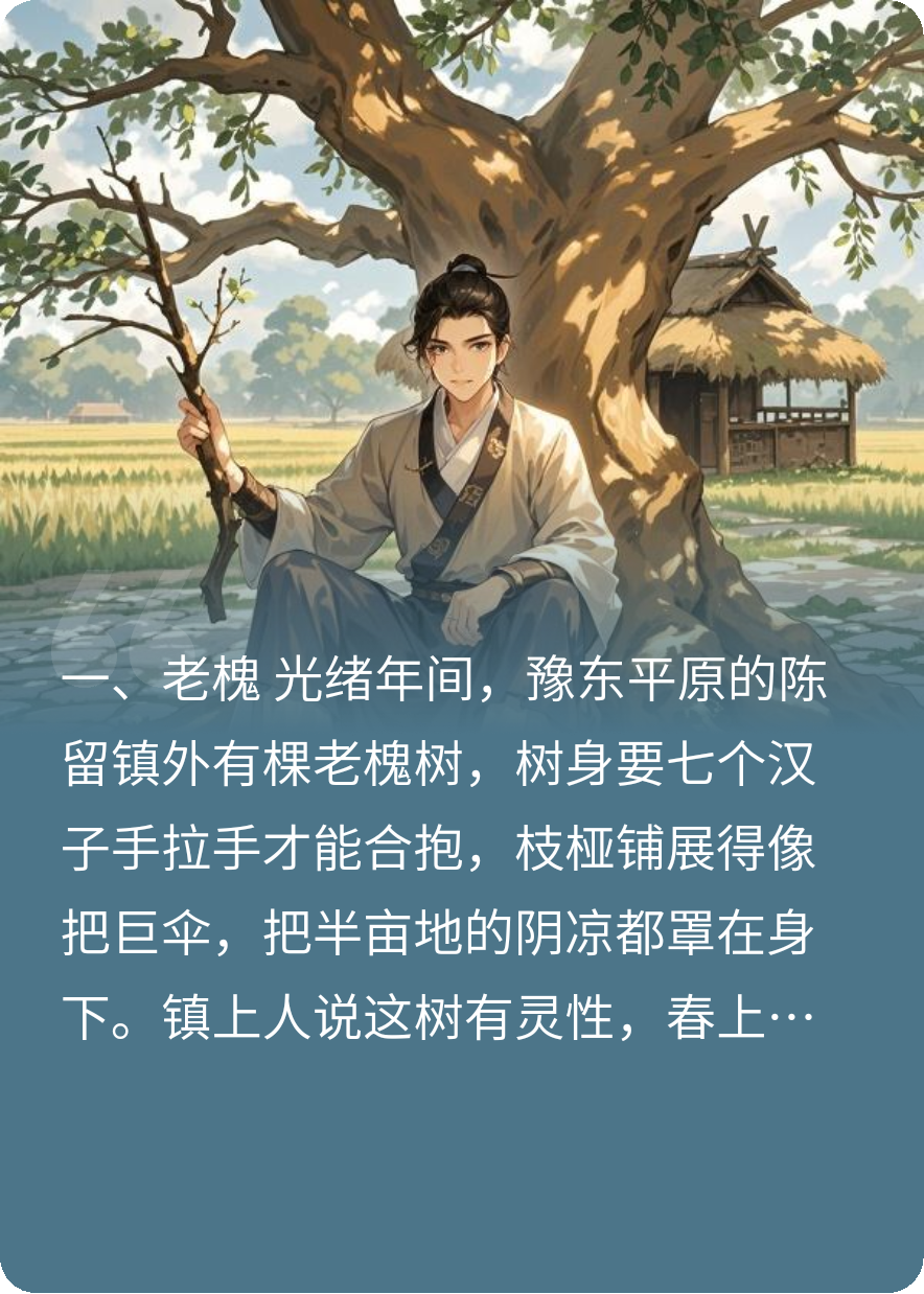 《槐阴记》已完结小说