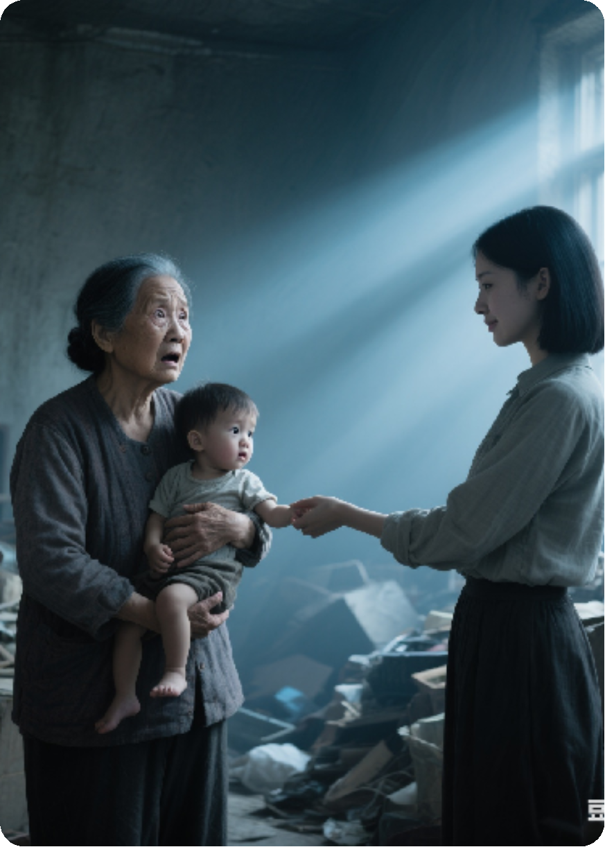 婆婆偷塞私生子，我反手换她亲孙