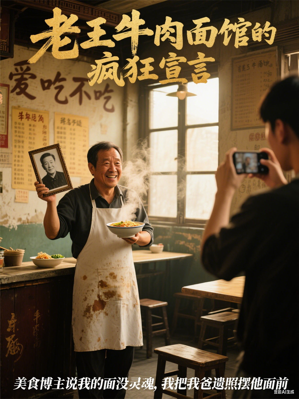 老王牛肉面館的瘋狂宣言