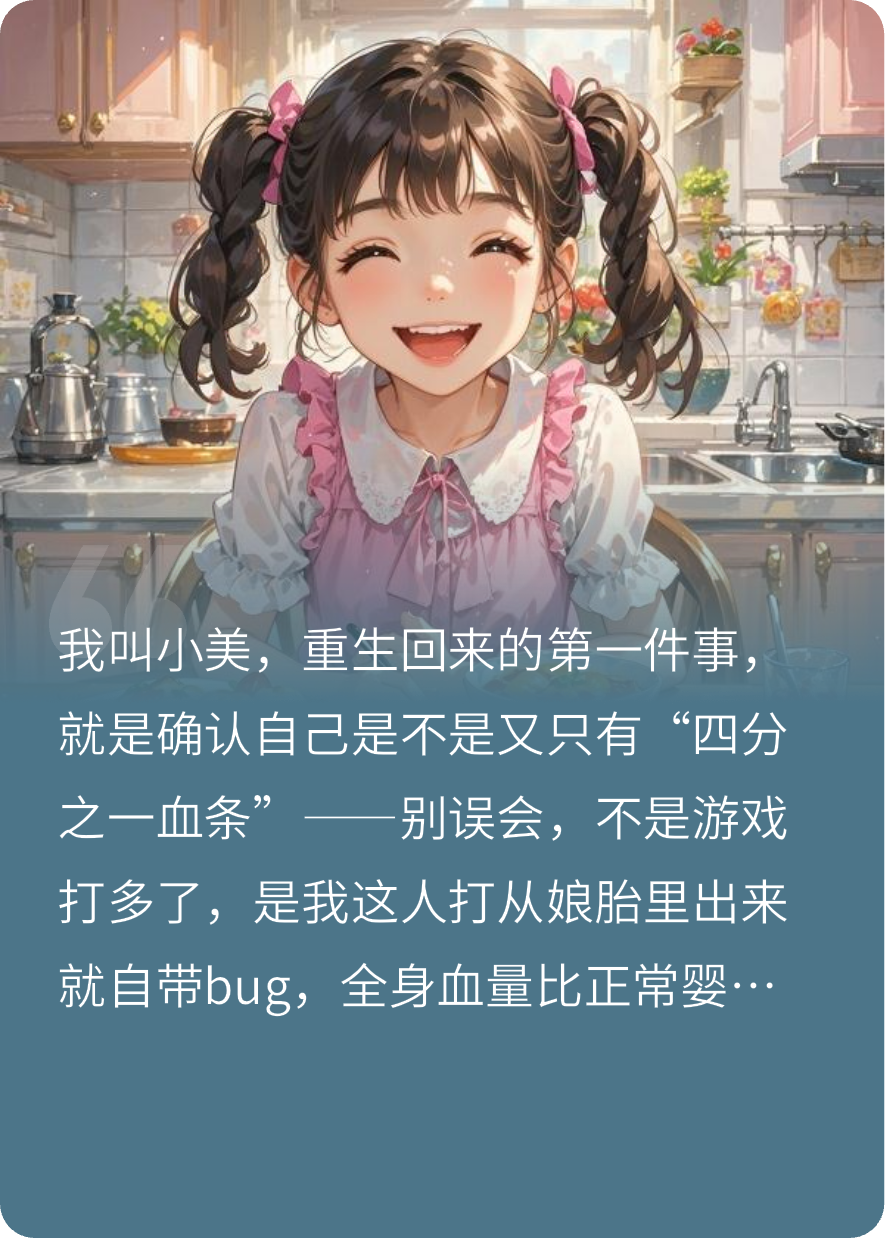 重生之我靠“殘血”開局，最后竟成媽寶女首富