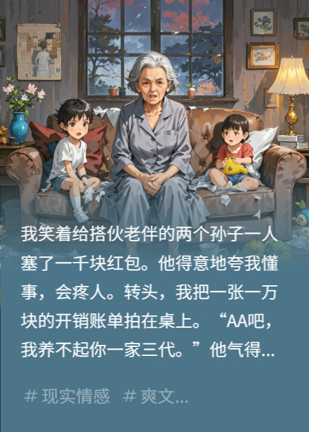 AA養(yǎng)老后，我把新老伴一家送深淵