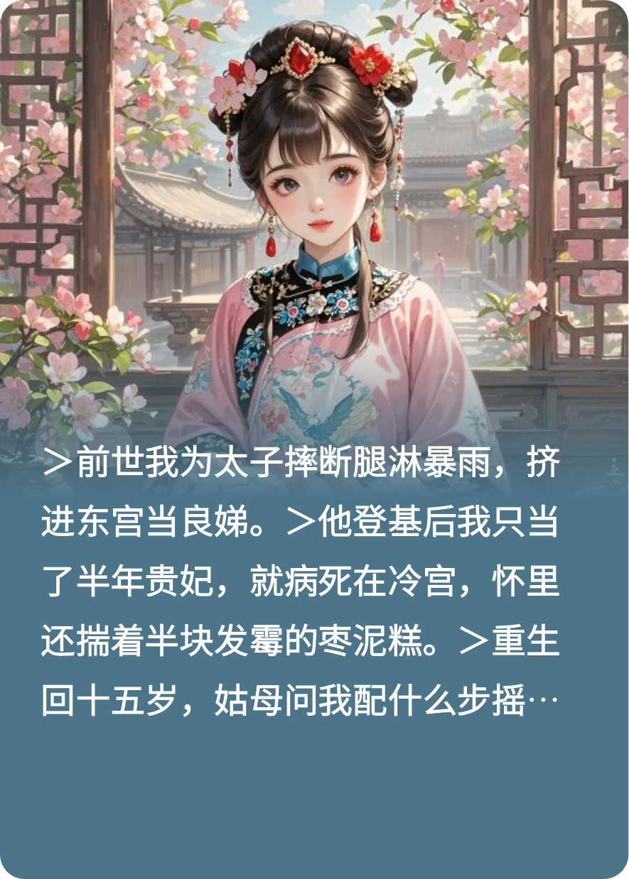 重生后我要選夫，太子他酸了