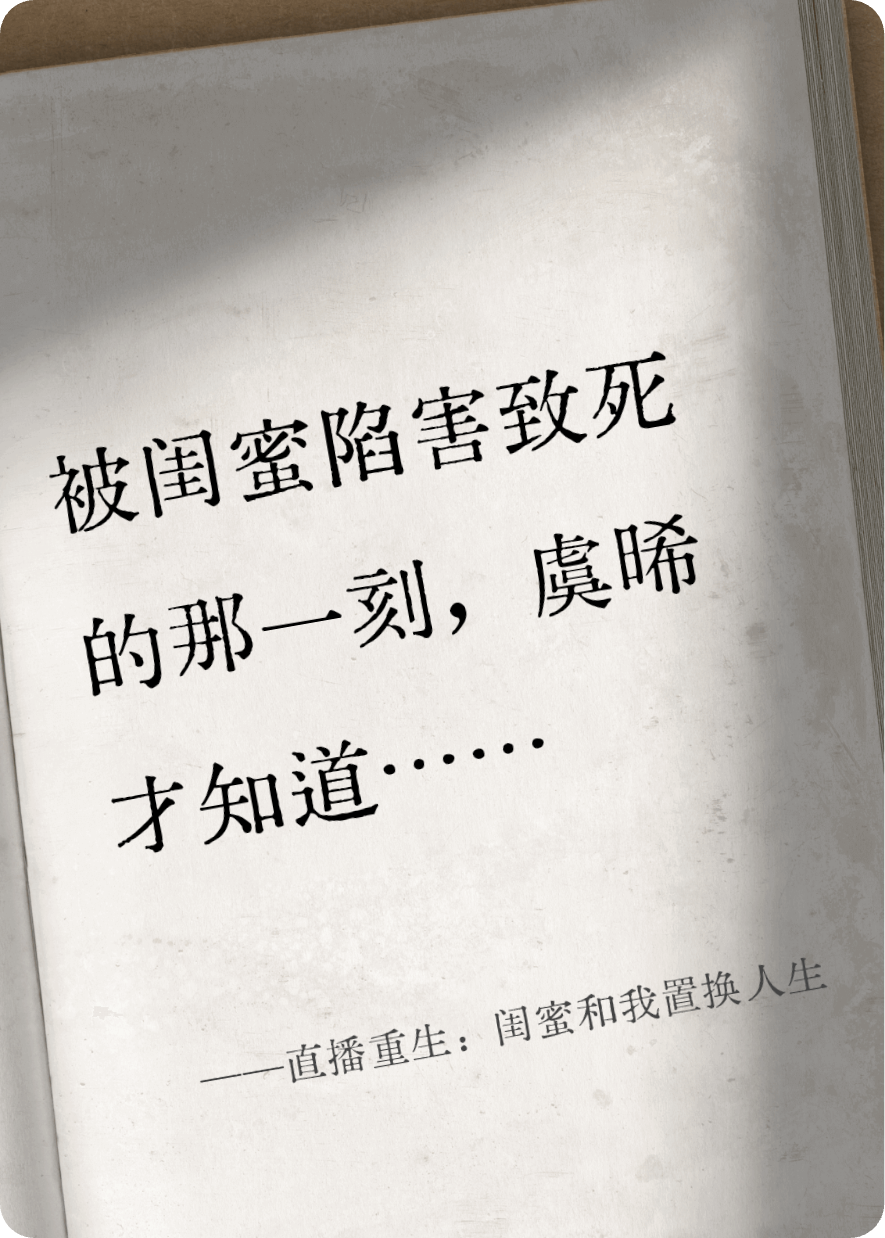 直播重生：閨蜜和我置換人生