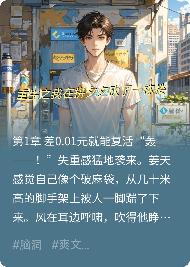 重生之我在拼夕夕砍了一棟樓