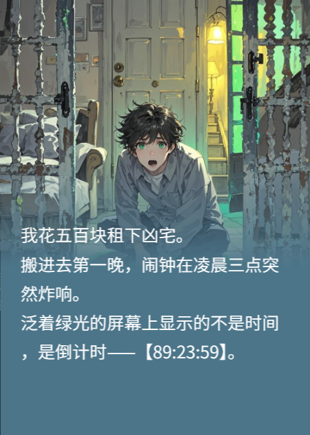 凶宅中生命在倒计时