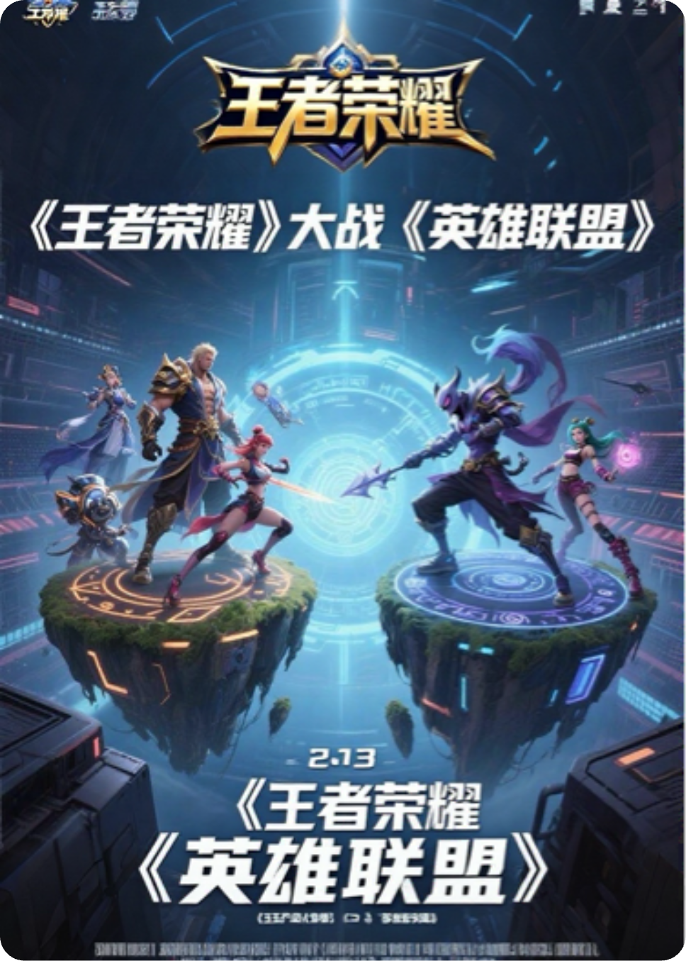 王者榮耀大戰(zhàn)英雄聯(lián)盟