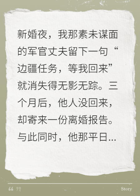 閃婚鐵血軍官，他日日求我心軟