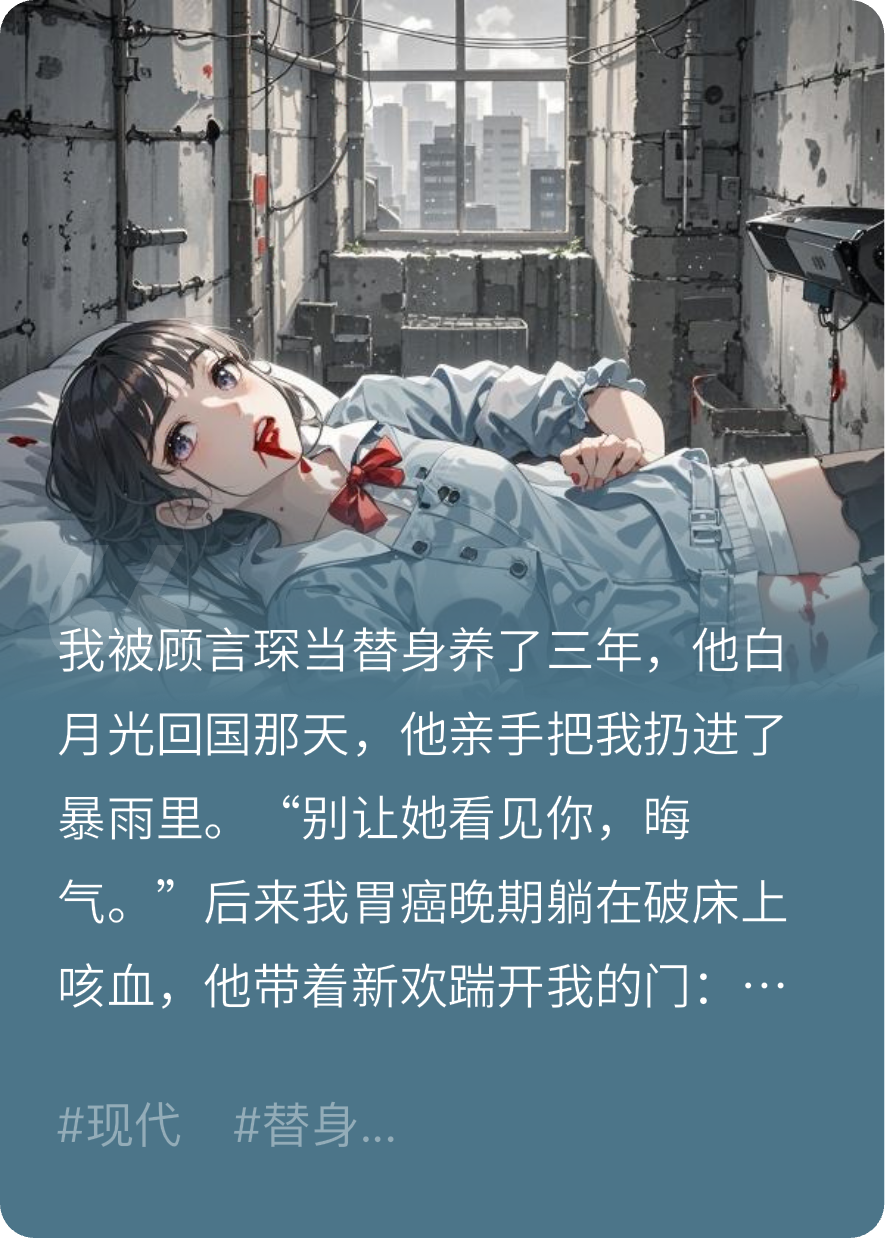 替身死后顧言琛瘋了