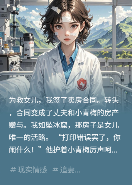 老公將女兒救命錢(qián)贈(zèng)與小青梅