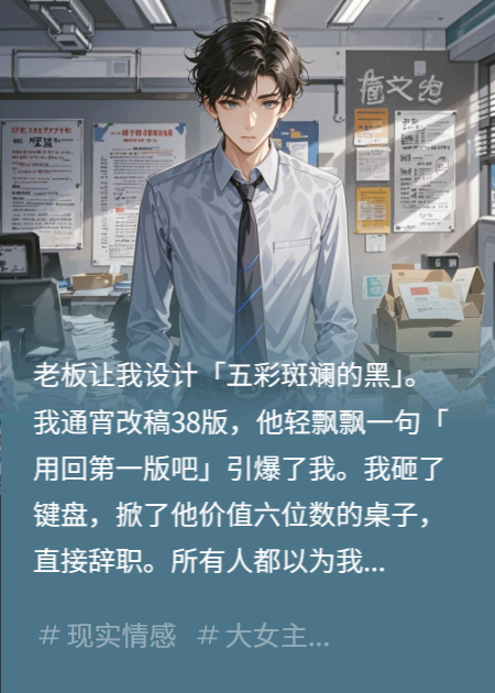 方案改到38版，我掀了老板的桌子