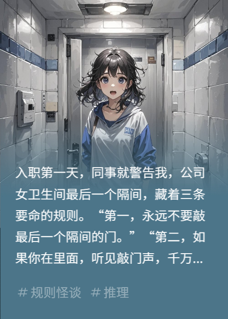 公司衛(wèi)生間最后一個(gè)隔間永遠(yuǎn)不要進(jìn)