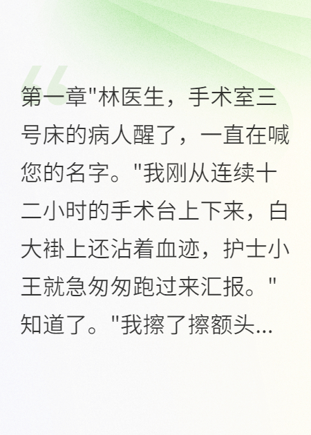 拒絕渣男后八零醫(yī)生被首長寵上天