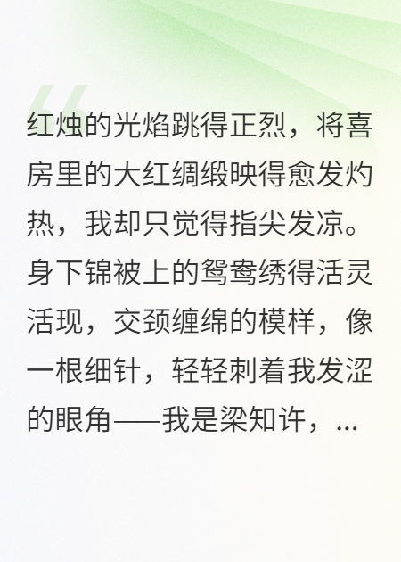 錯嫁：將軍心尖寵？