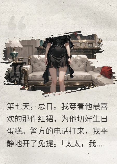 丈夫忌日我為他慶生，警察說(shuō)找到尸體我笑了