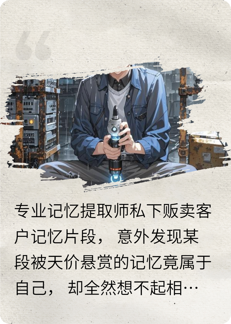 救命！我的記憶黑市高價懸賞我自己