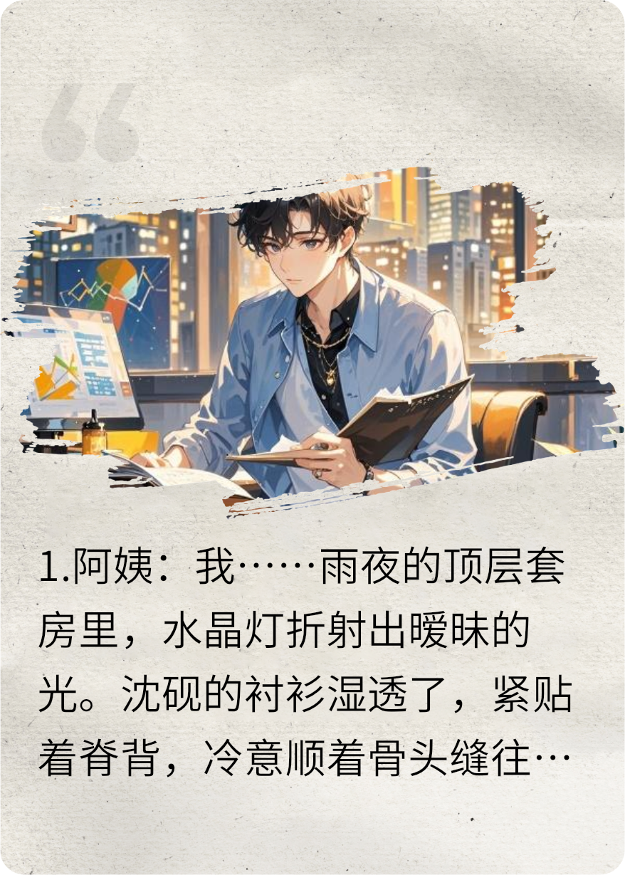 雨夜撐傘時(shí)，阿姨碰了我的耳