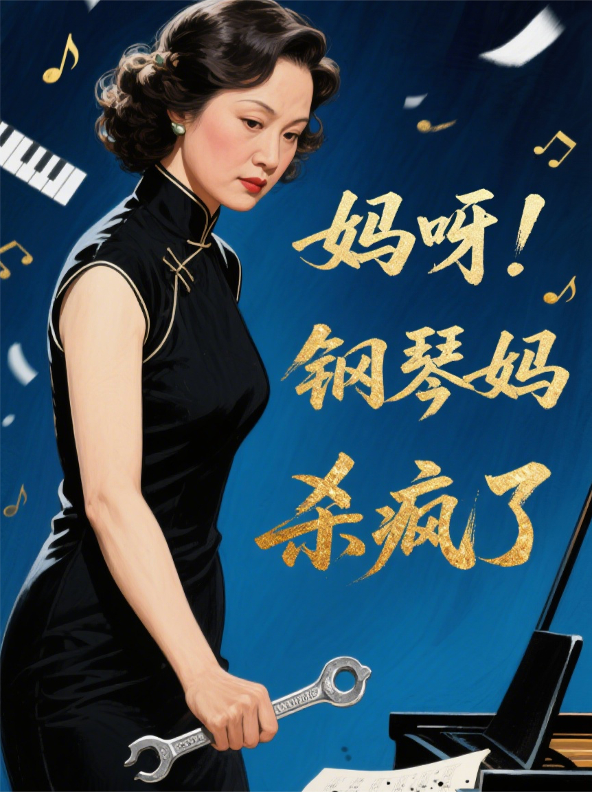 媽呀！鋼琴媽殺瘋了