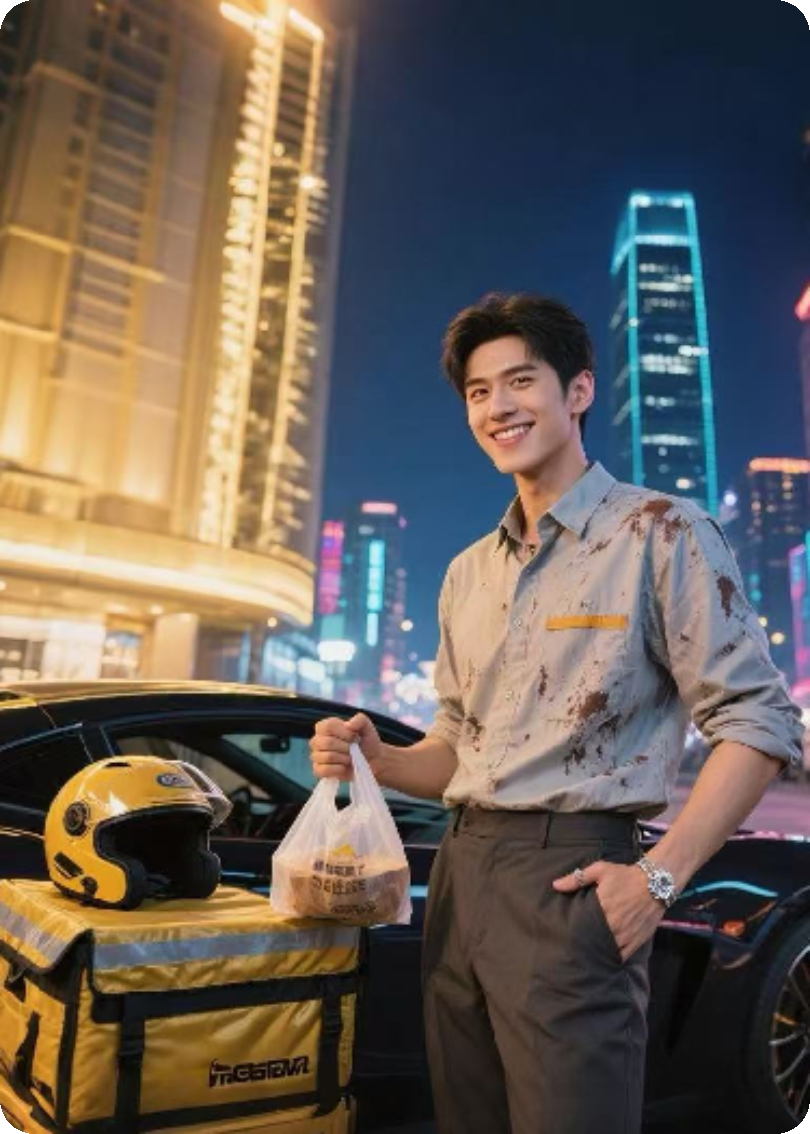 攤牌了，千億大佬在送外賣(mài)
