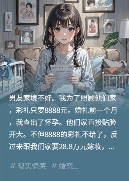 我未婚先孕，婆家不出彩禮還反過(guò)來(lái)跟我要嫁妝