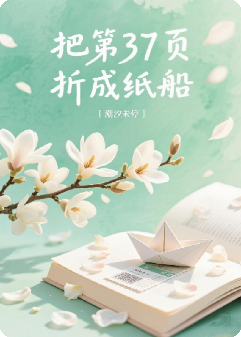 把第37頁折成紙船
