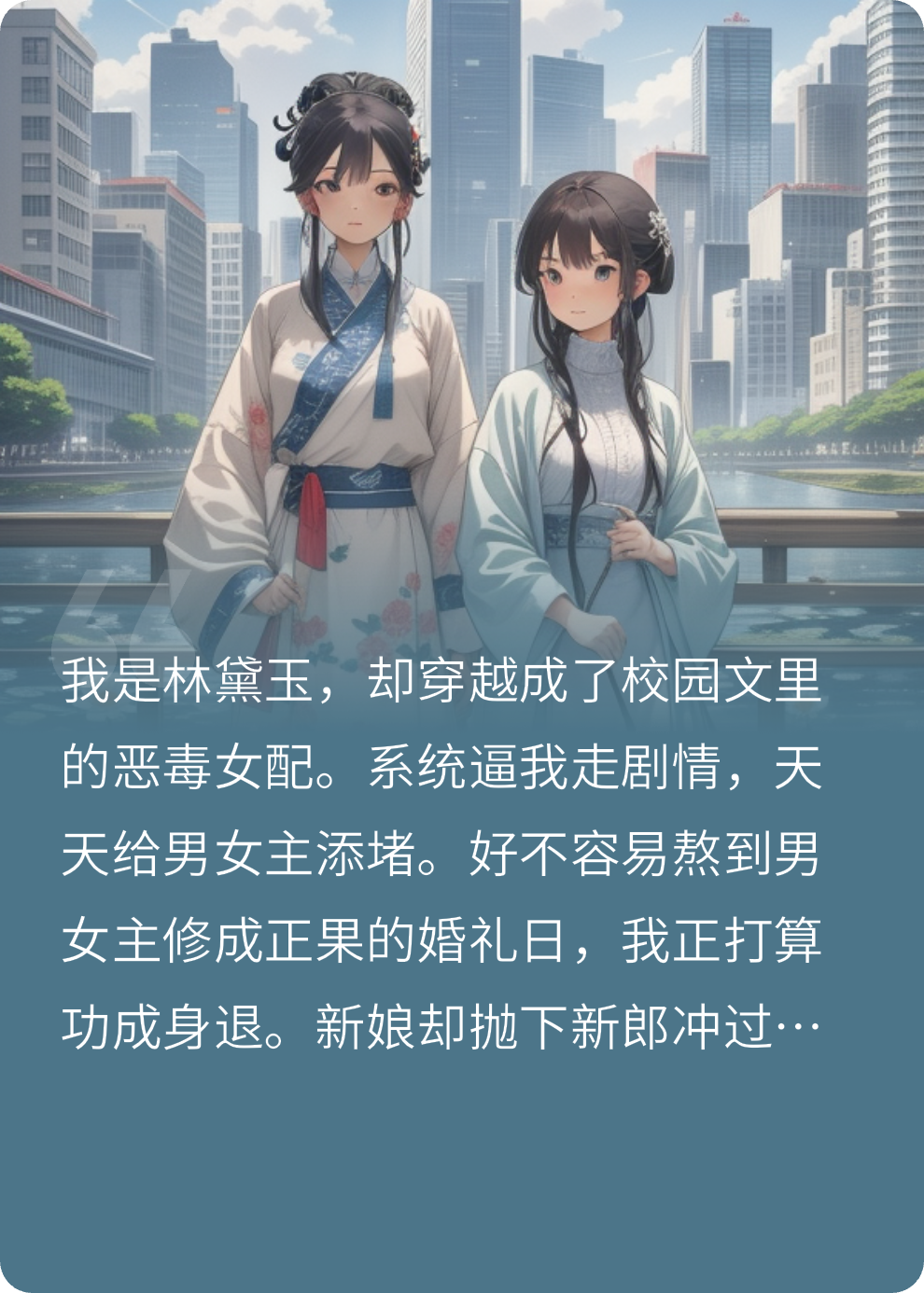 穿成惡毒女配后，女主她只認(rèn)我