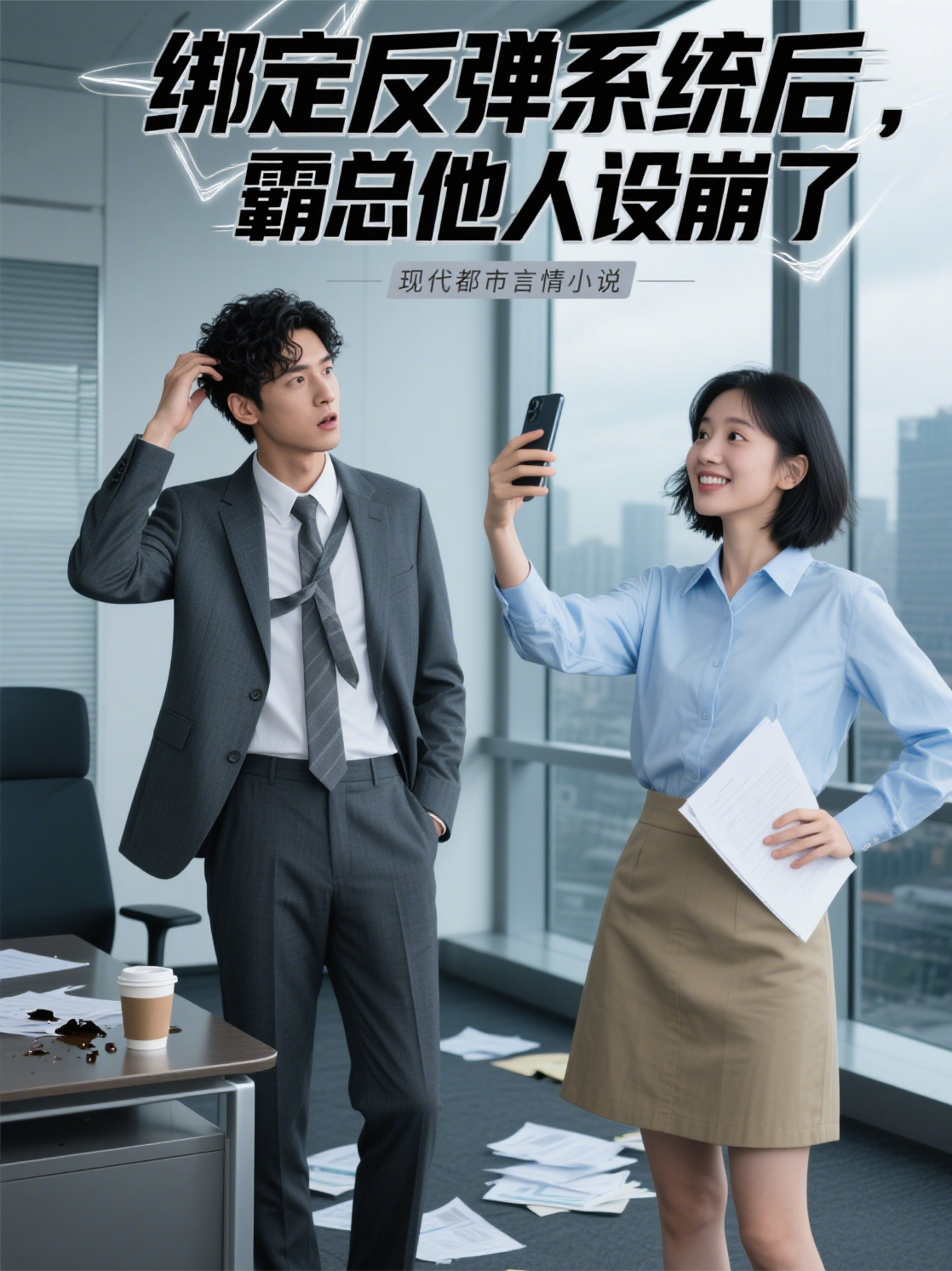 綁定反彈系統(tǒng)后，霸總他人設(shè)崩了