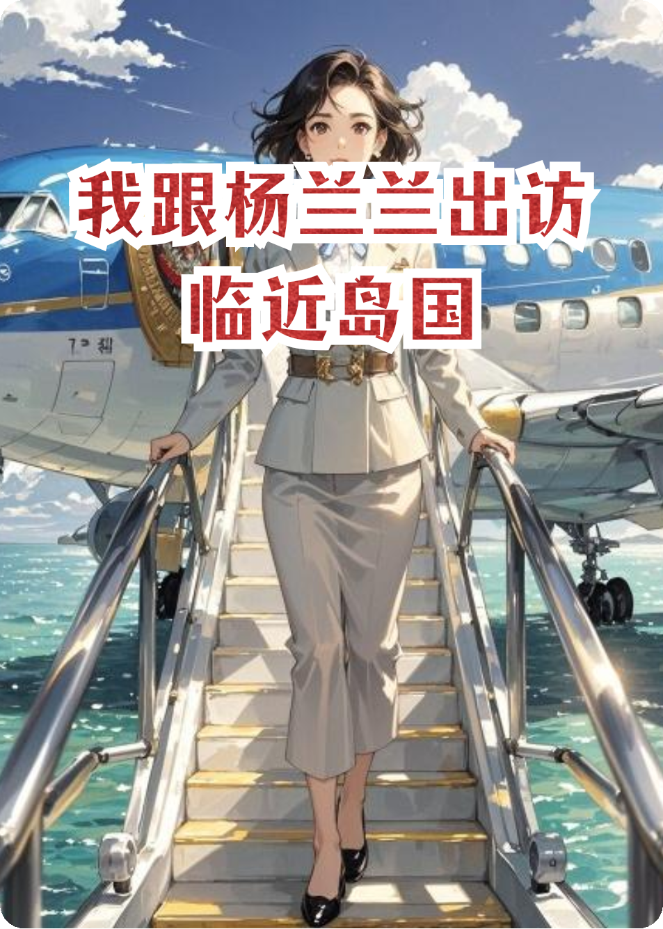 我跟楊蘭蘭出訪臨近島國