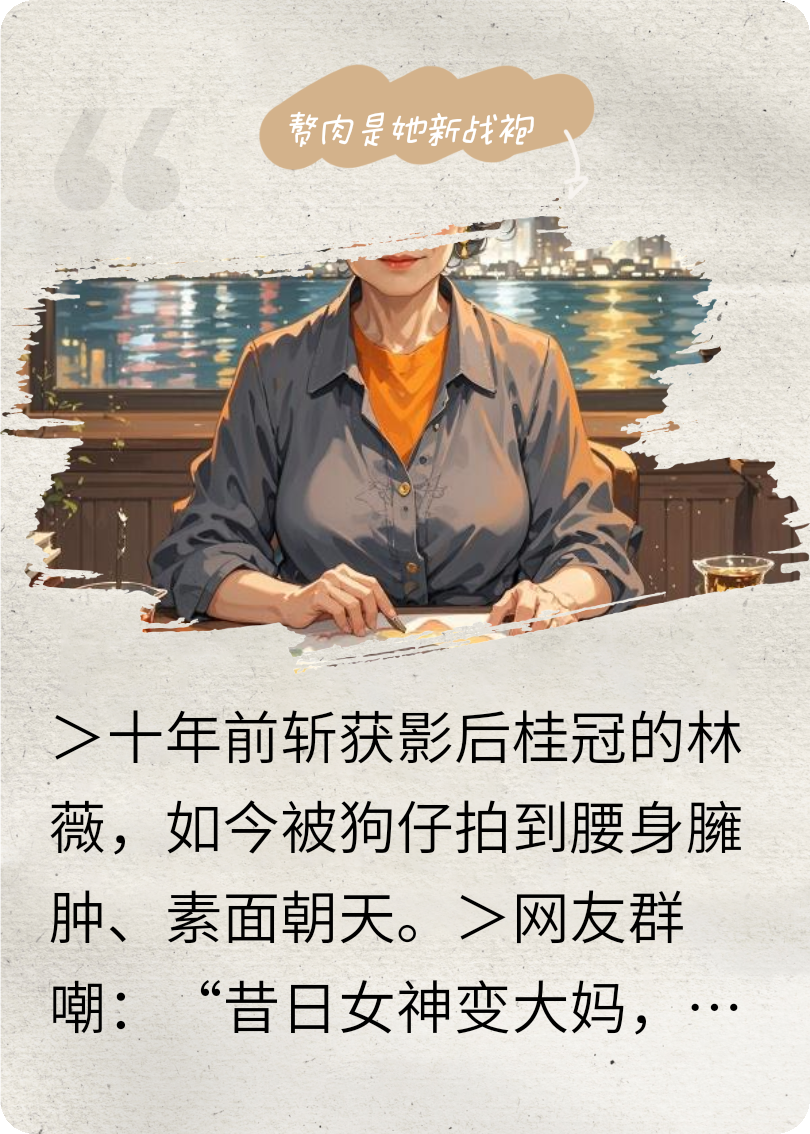 贅肉是她新戰(zhàn)袍