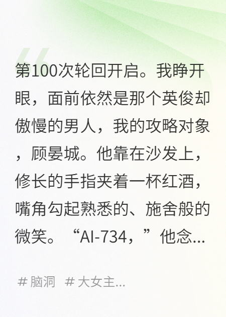 我，戀愛(ài)腦女主，覺(jué)醒了