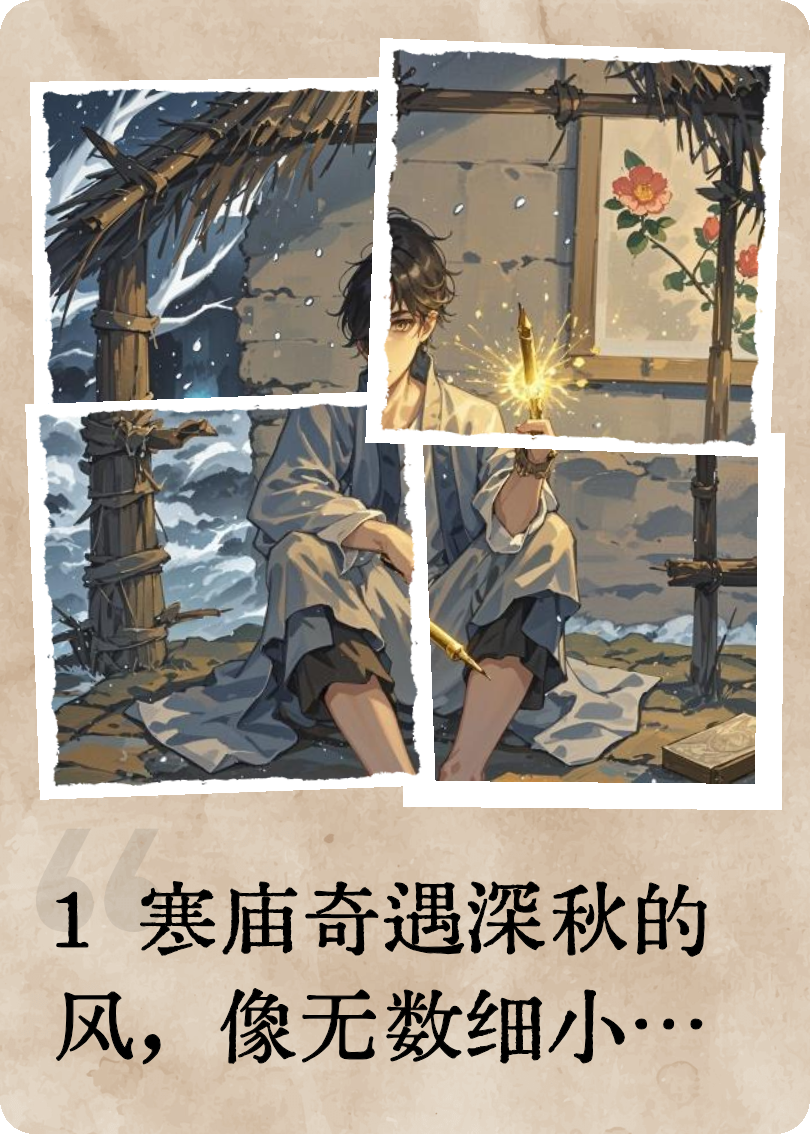 半塊餅換神筆