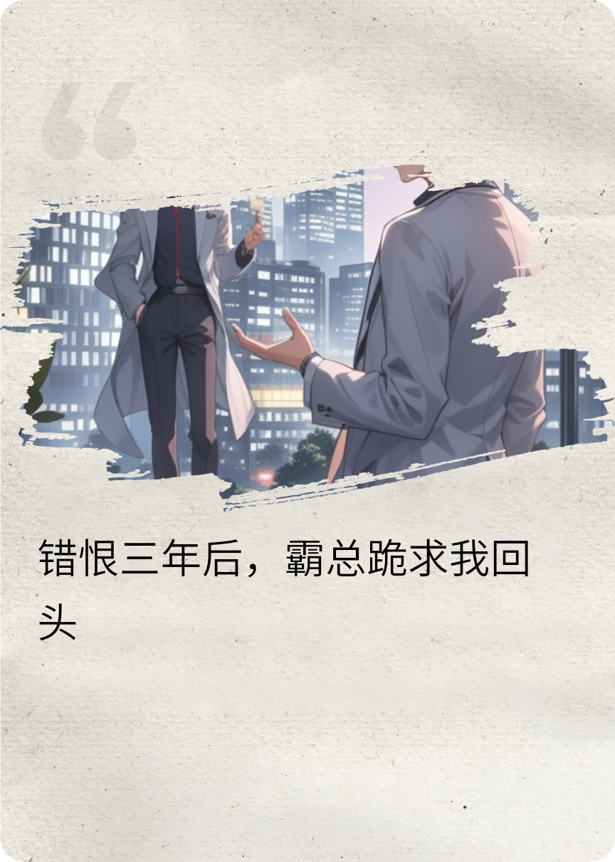 錯(cuò)恨三年后，霸總跪求我回頭