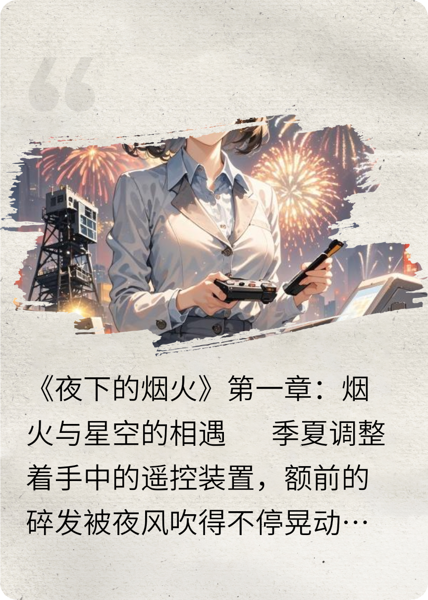夜下的烟火