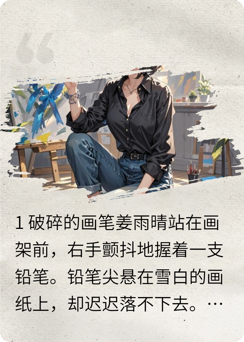 她的右手畫地獄，左手繪天堂