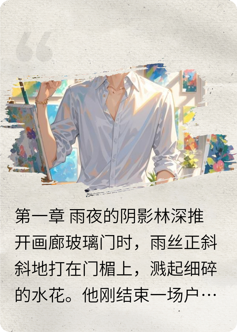 什么作品的主角叫林深沈砚之陆昭明？
