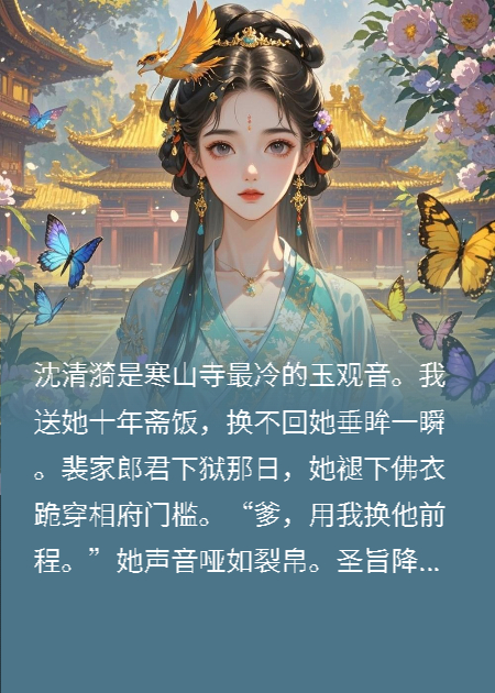 佛女为他人下跪，我死心去当驸马