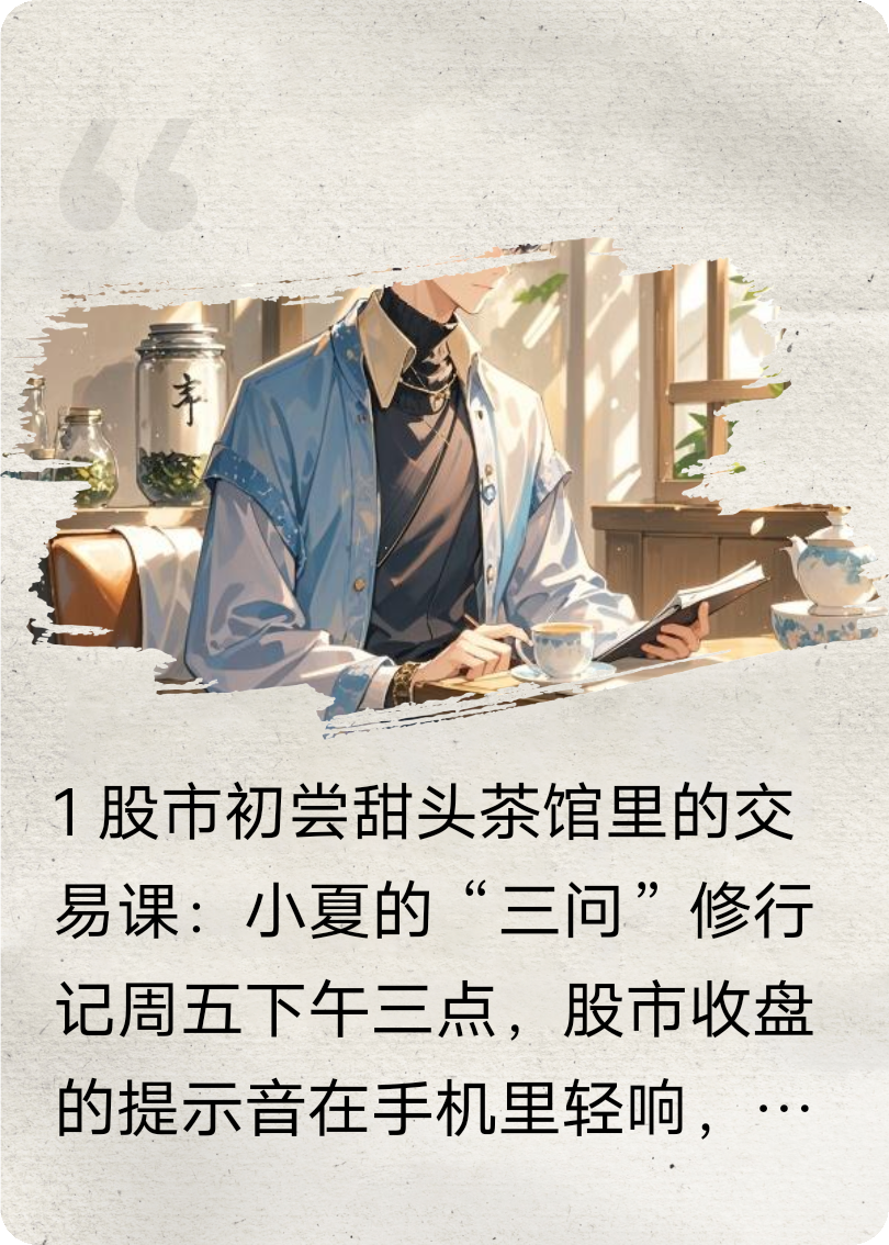 交易課：小夏的“三問”修行記