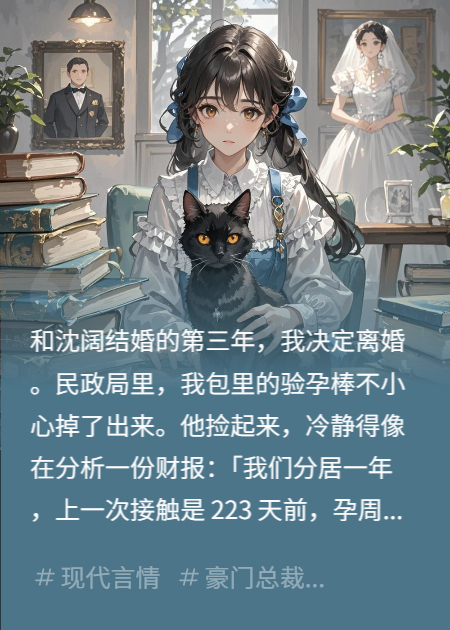 剛提離婚就測出兩道杠