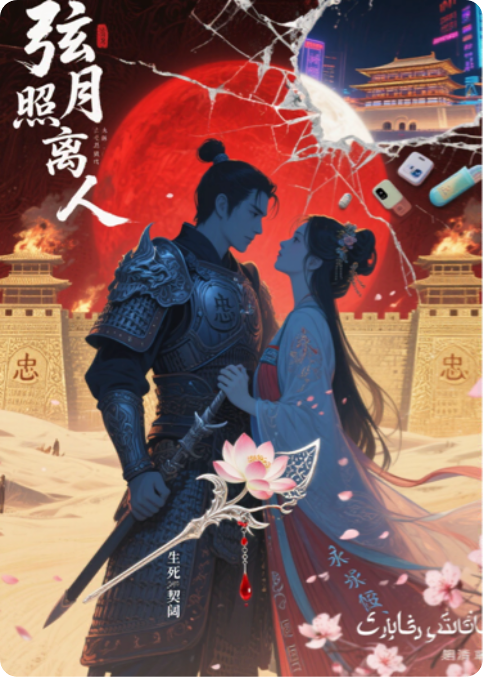 弦月照離人