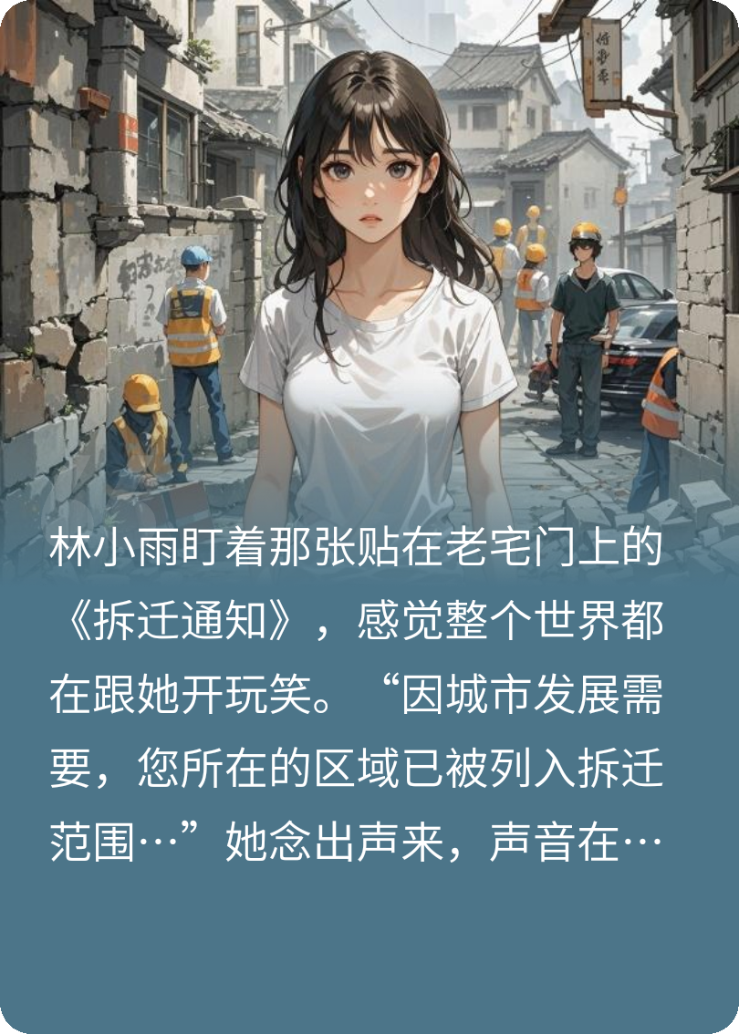 餡餅砸中打工人！秒變拆遷暴發(fā)戶