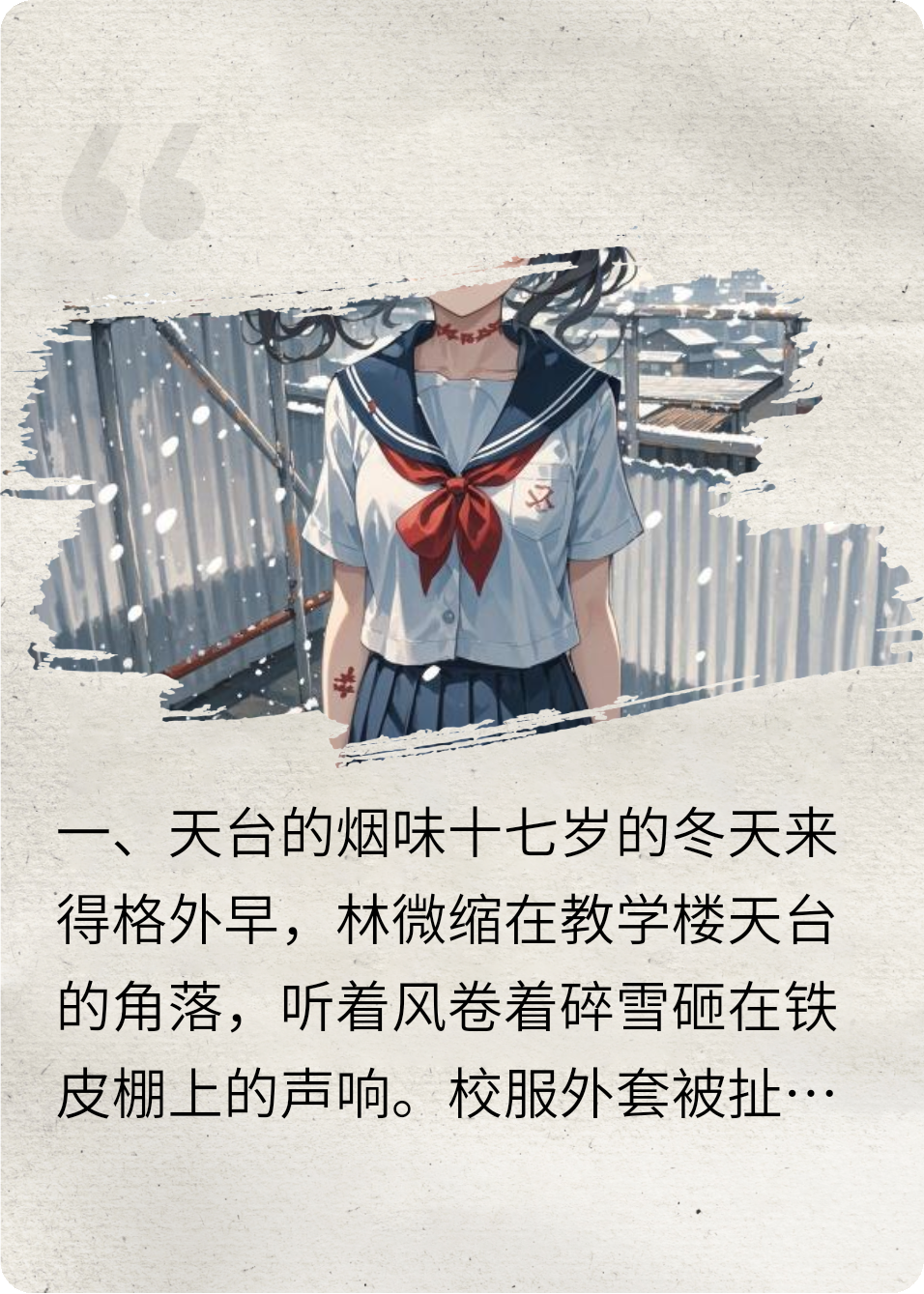 淤青与纸糖
