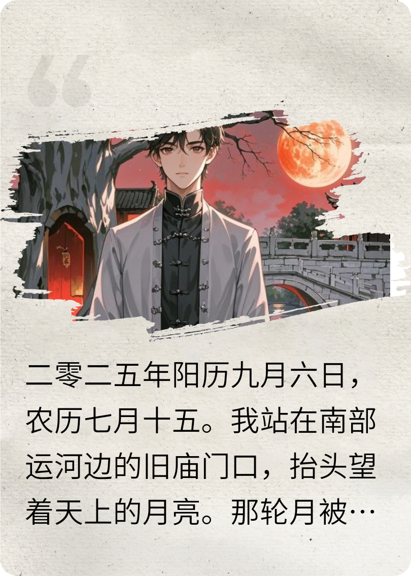 紅月當空，槐門開
