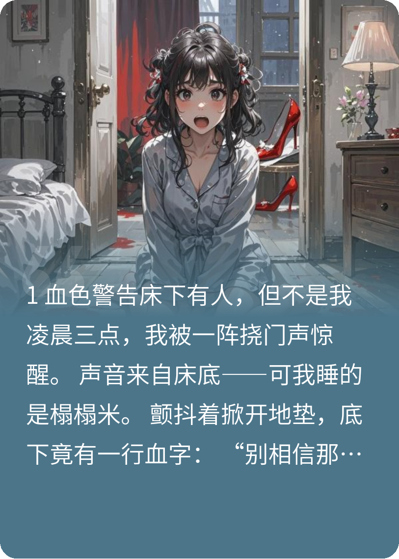 深夜床下血字與紅鞋