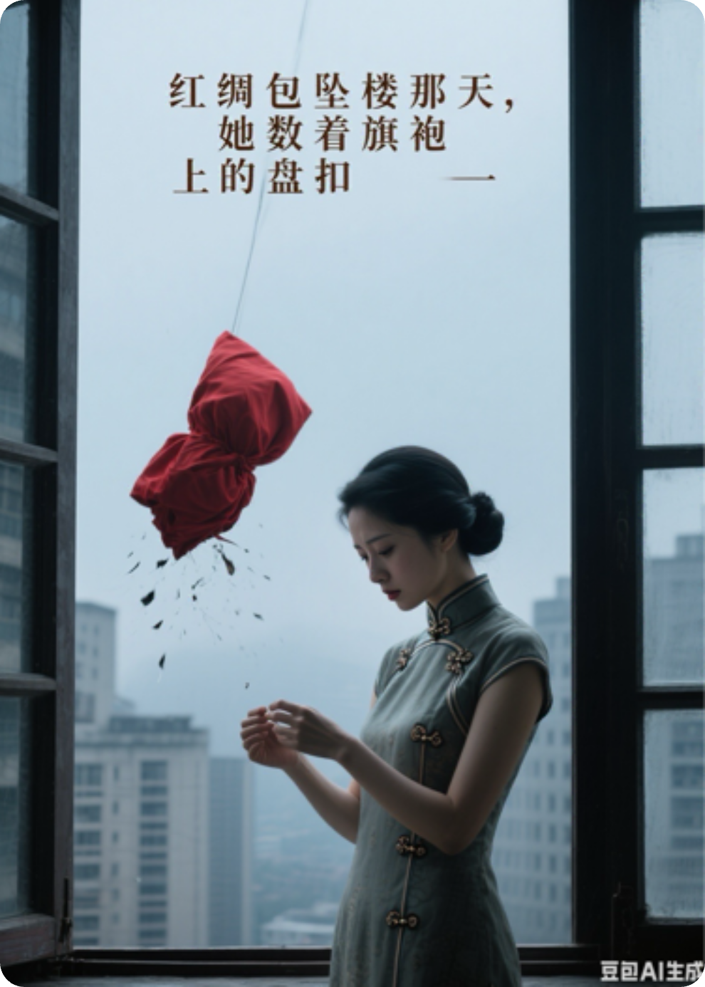 紅綢包墜樓那天她數著(zhù)旗袍上盤(pán)扣