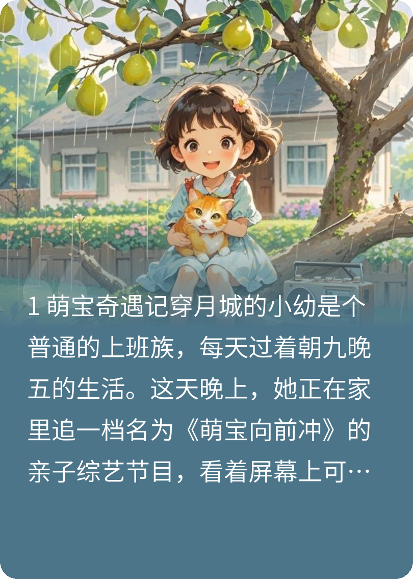 穿月城小幼穿越成小幼崽參加節目