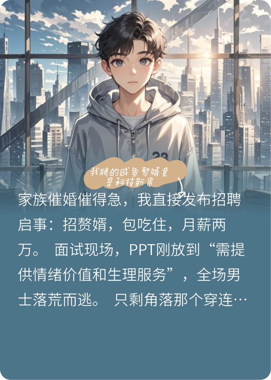 我聘的咸魚贅婿竟是科技新貴