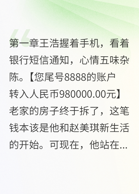 拆遷百萬(wàn)換來(lái)綠帽子
