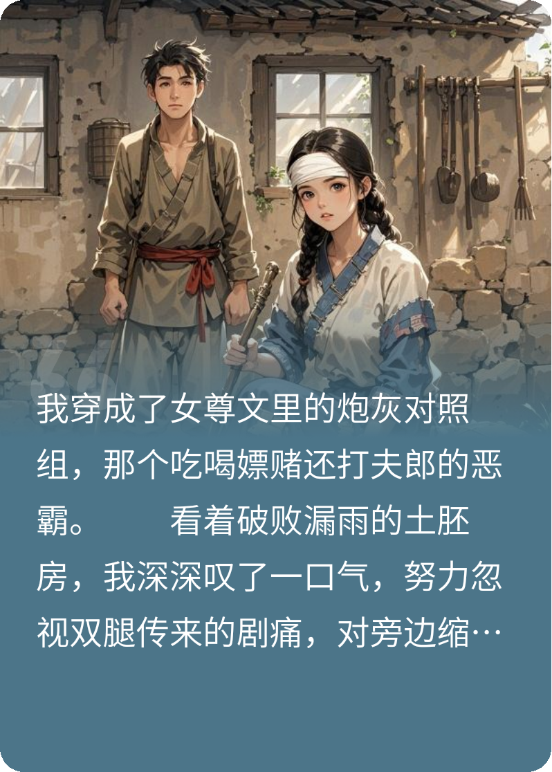 女尊：一窮二白還要養(yǎng)夫郎怎么辦