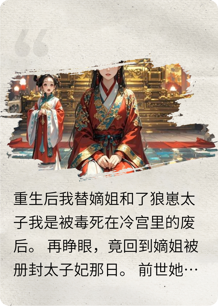 重生后我替嫡姐和了狼崽太子