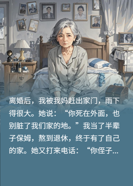 我用血汗錢買房，媽逼我送侄子